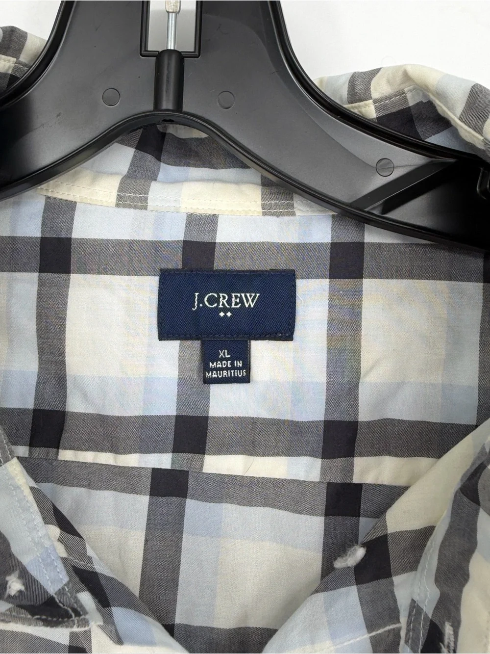 Preppy J. Crew Plaid Button Up Shirt